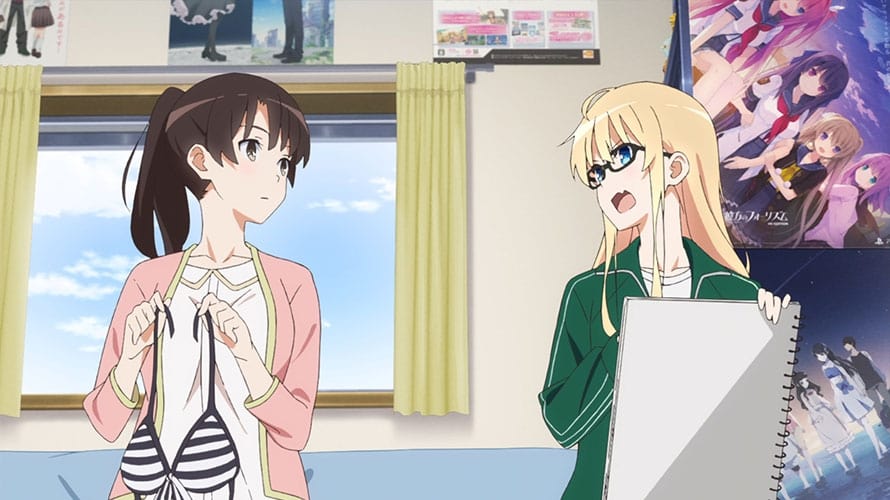 Saekano How to Raise a Boring Girlfriend .flat - Fan Service of Love and Pure heart